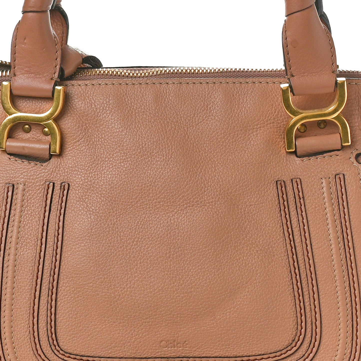 Calfskin Medium Marcie Satchel Blush Nude