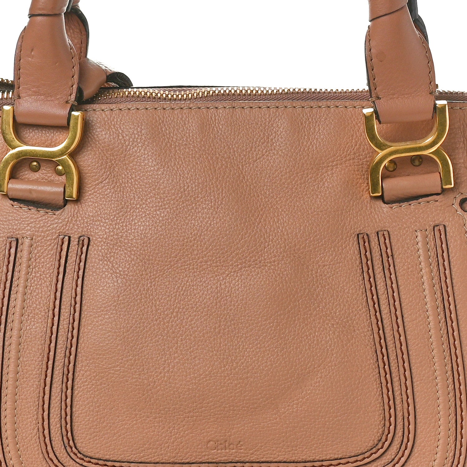Chloe Calfskin Medium Marcie Satchel Blush Nude 8 of 10
