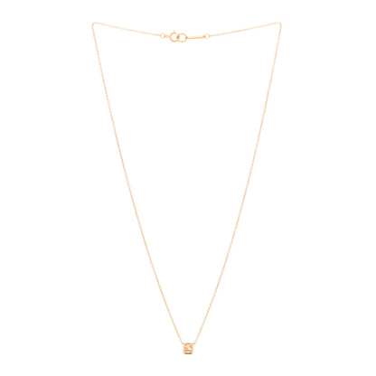 Tiffany 18K Rose Gold Atlas Open Pendant Necklace 3 of 4