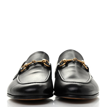Gucci Calfskin Horsebit Mens Jordaan Loafers 6.5 Black 2 of 4