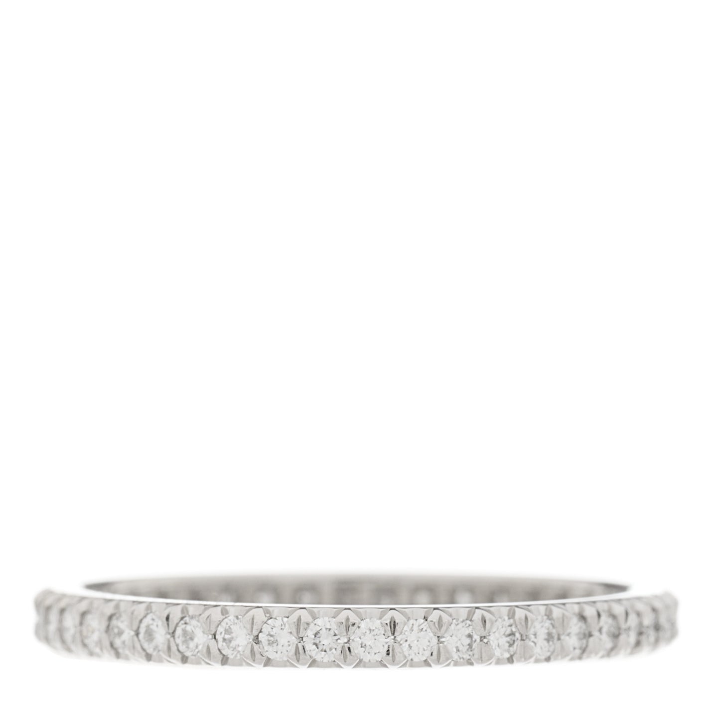Platinum Diamond .30ctw Soleste Eternity Band Ring 54 7