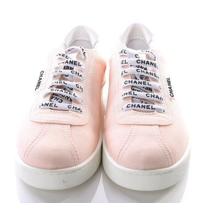 Chanel Canvas Womens Sneakers 41 Light Pink 3 of 9