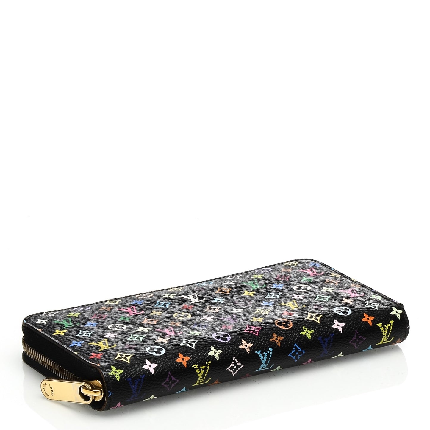 Monogram Multicolor Zippy Wallet Black