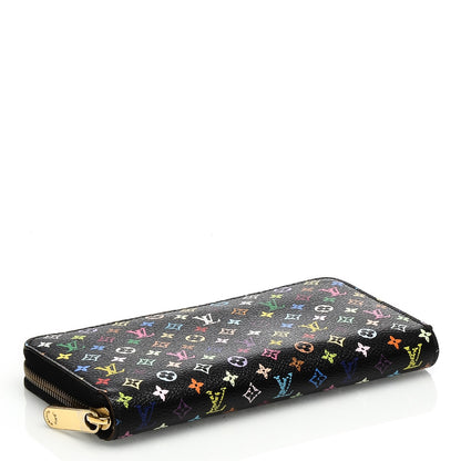 Louis Vuitton Monogram Multicolor Zippy Wallet Black 4 of 6