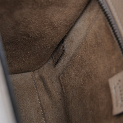 Celine Drummed Calfskin Nano Luggage Dune 8 of 8