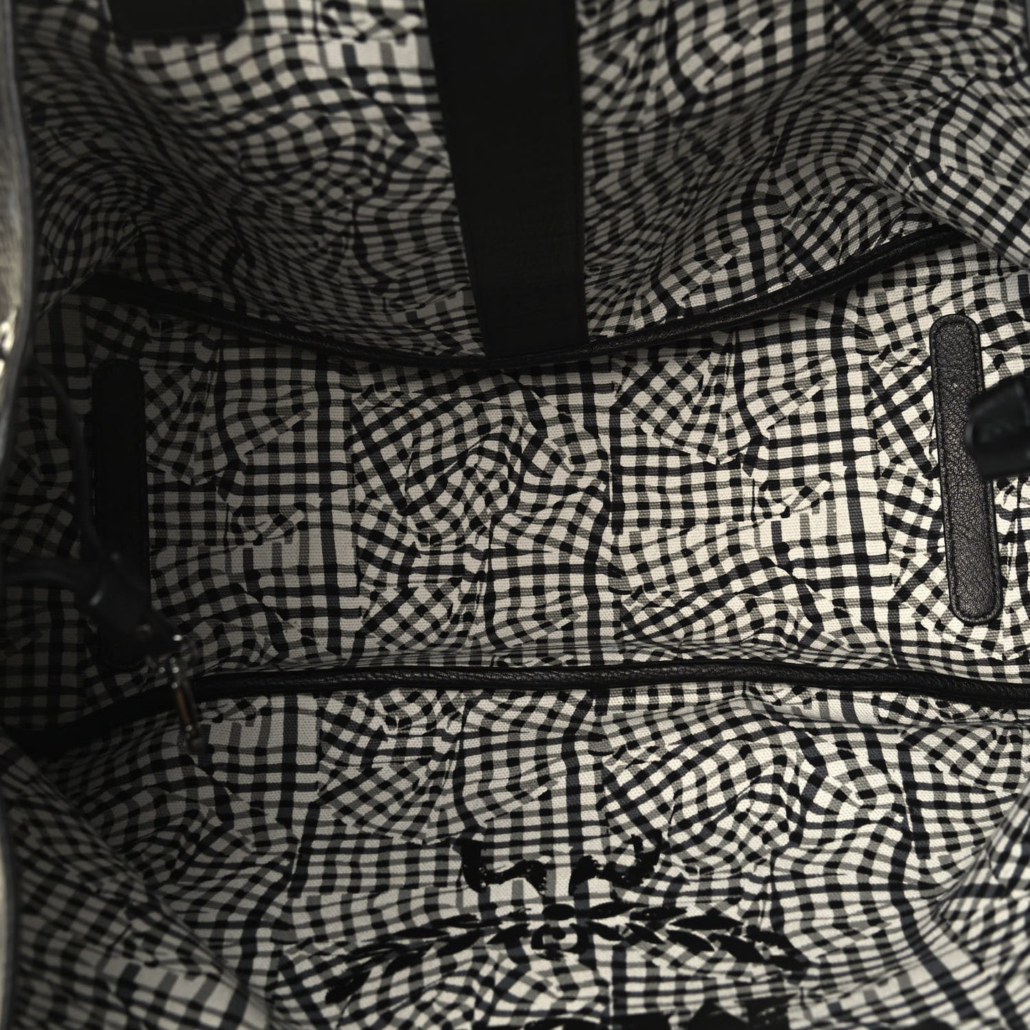 Visetos Large Liz Reversible Shopper Tote Black