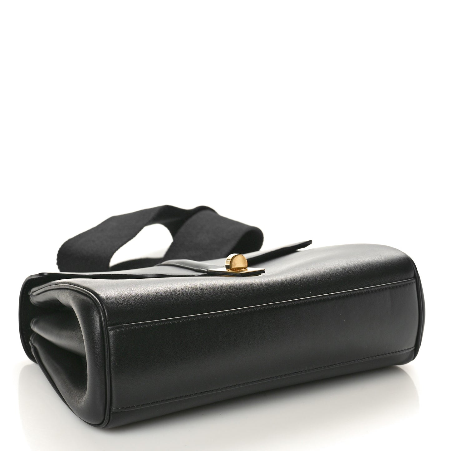 Smooth Calfskin Teen Soft 16 Shoulder Bag Black