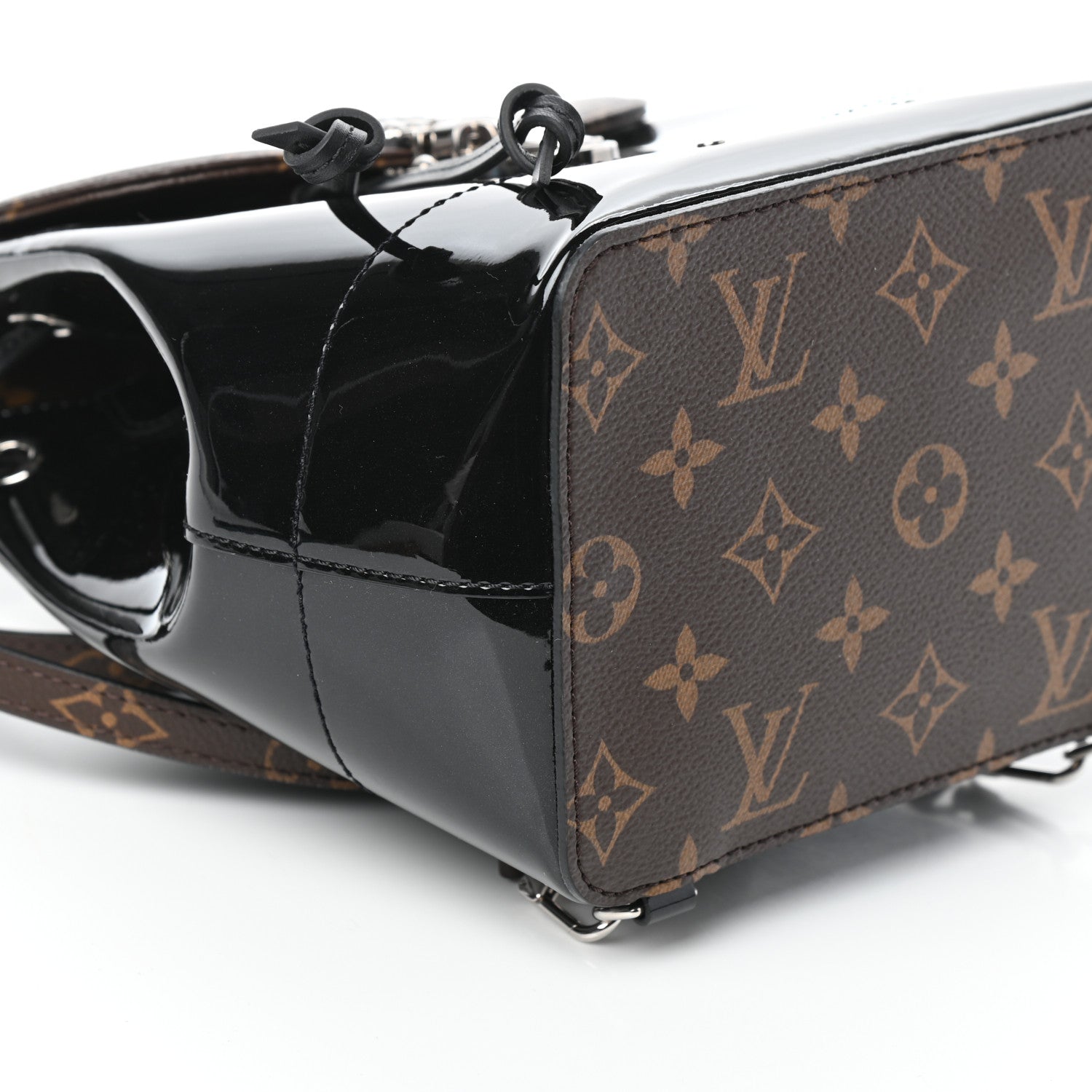 Louis Vuitton Patent Monogram Hot Springs Backpack Black 7 of 8
