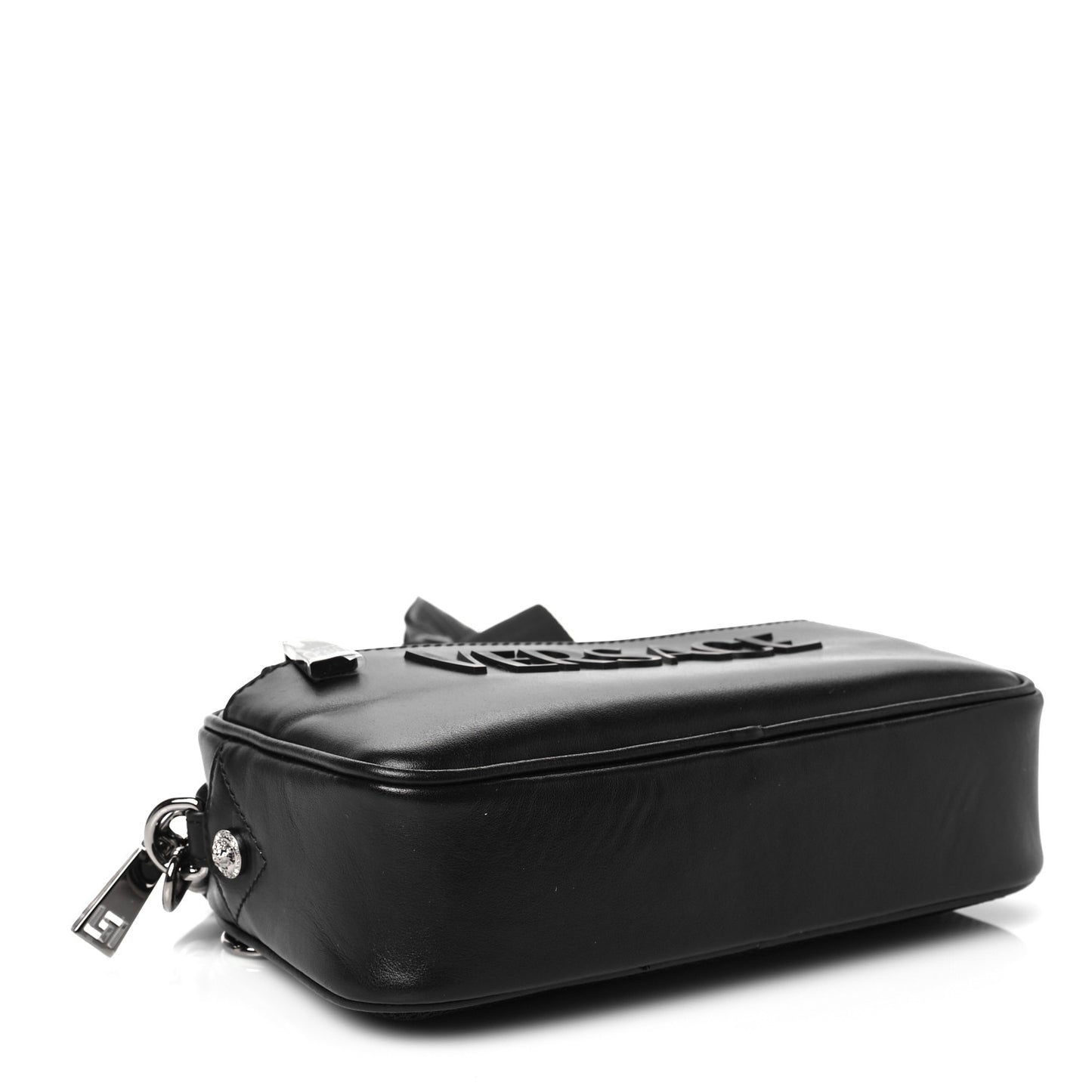 Calfskin Messenger Bag Black