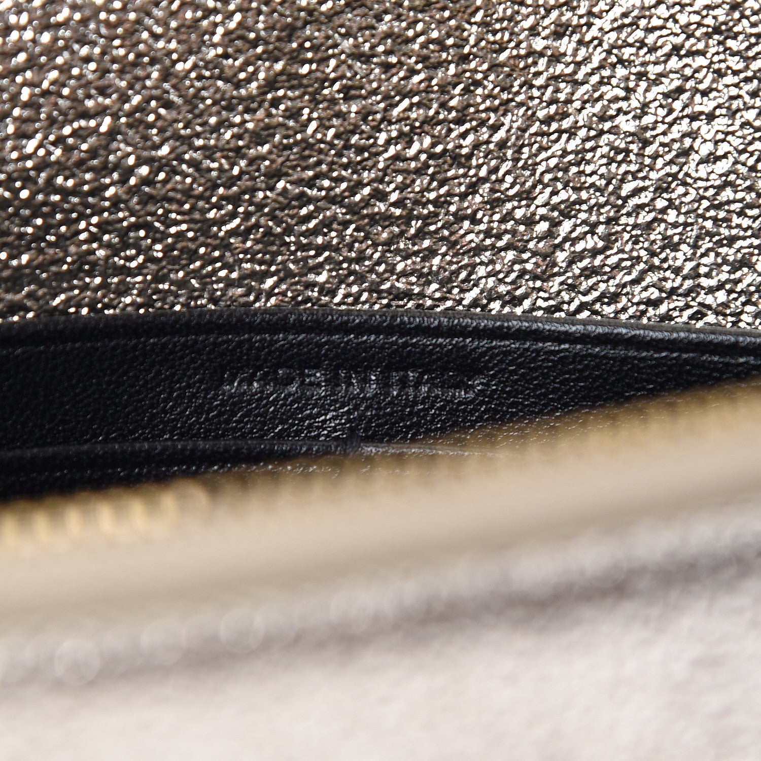 Saint Laurent Metallic Calfskin Classic Monogram Kate Tassel Chain Wallet Platine 7 of 11