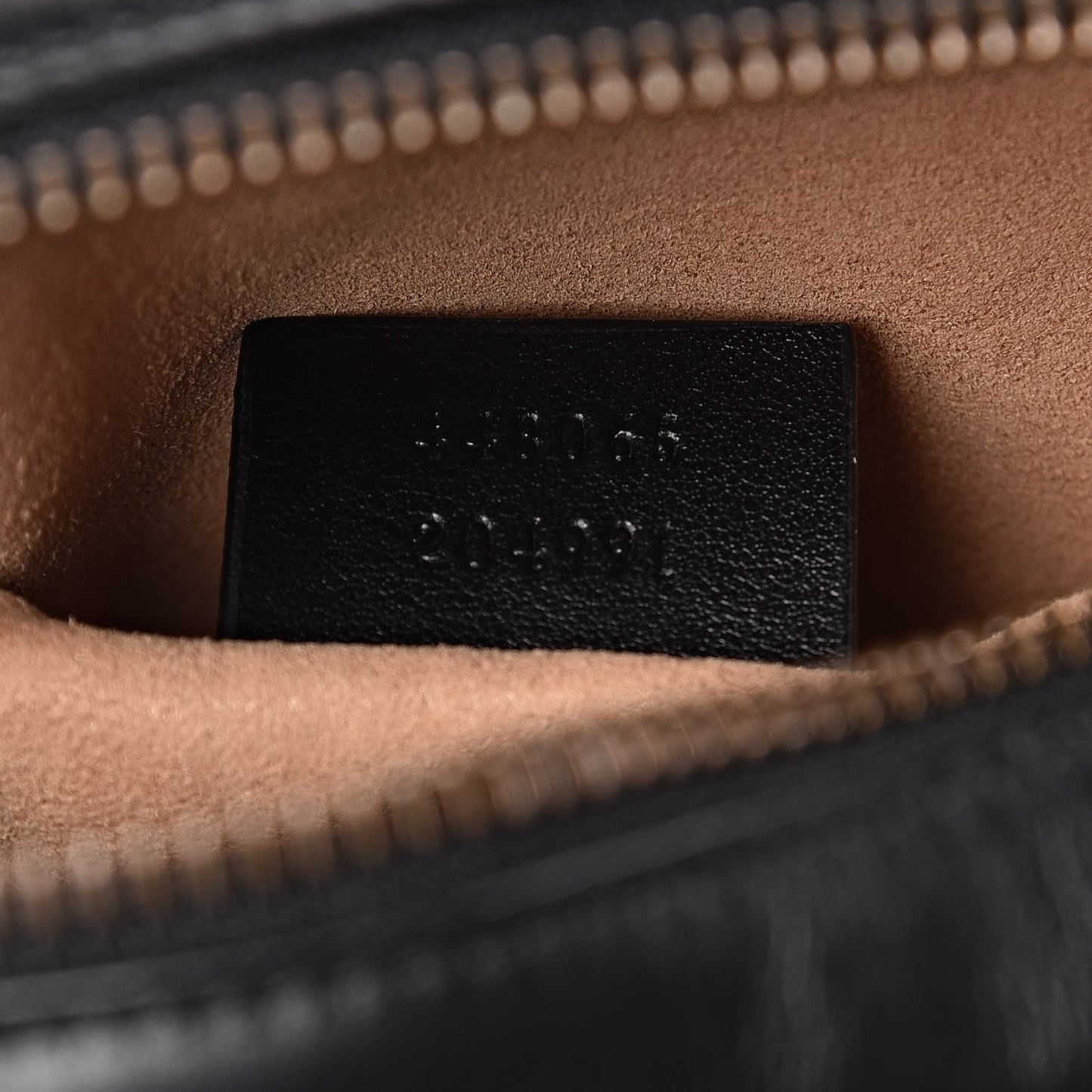 Calfskin Matelasse Mini GG Marmont Chain Shoulder Bag Black