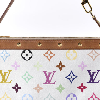 Louis Vuitton Monogram Multicolor Pochette Accessories White 13 of 13