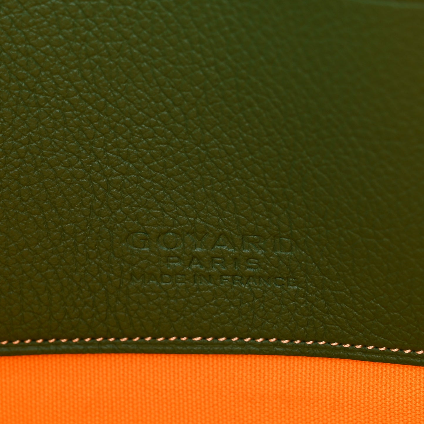 Goyardine Senat Pochette MM Green