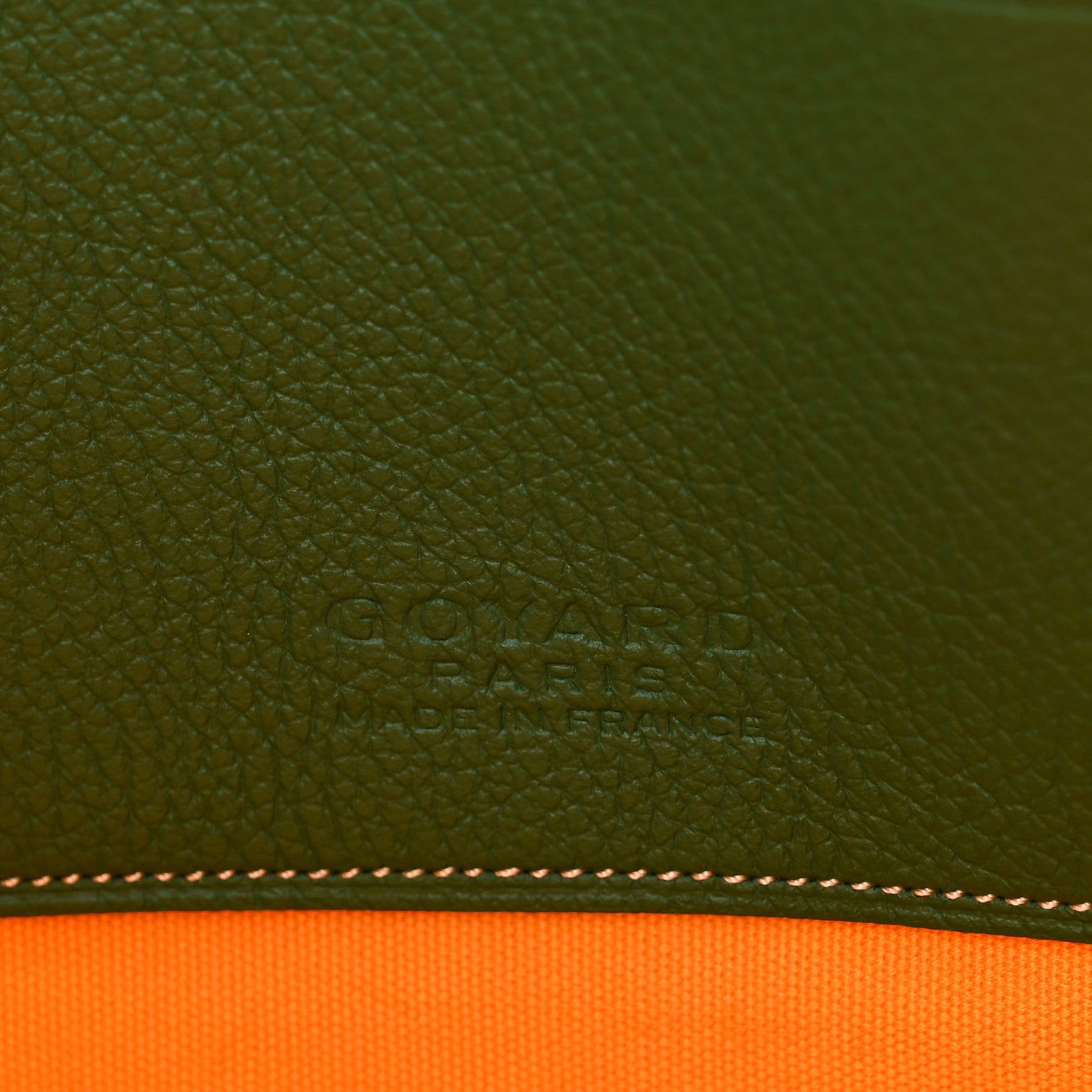 Goyard Goyardine Senat Pochette MM Green 6 of 9