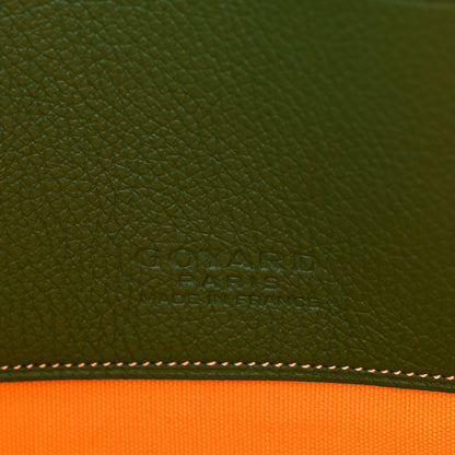 Goyard Goyardine Senat Pochette MM Green 6 of 9