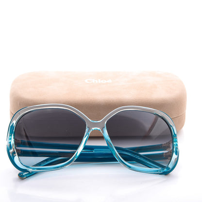 Chloe Oversized Sunglasses CE60S Light Azure 8 of 8