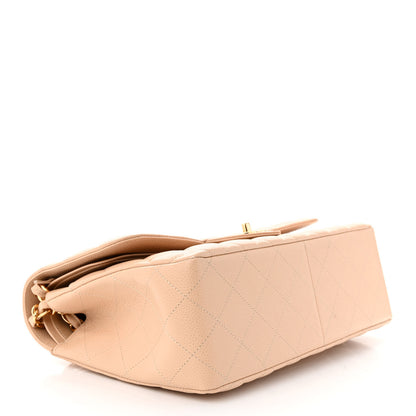 Chanel Caviar Quilted Jumbo Double Flap Beige Clair 4 of 12