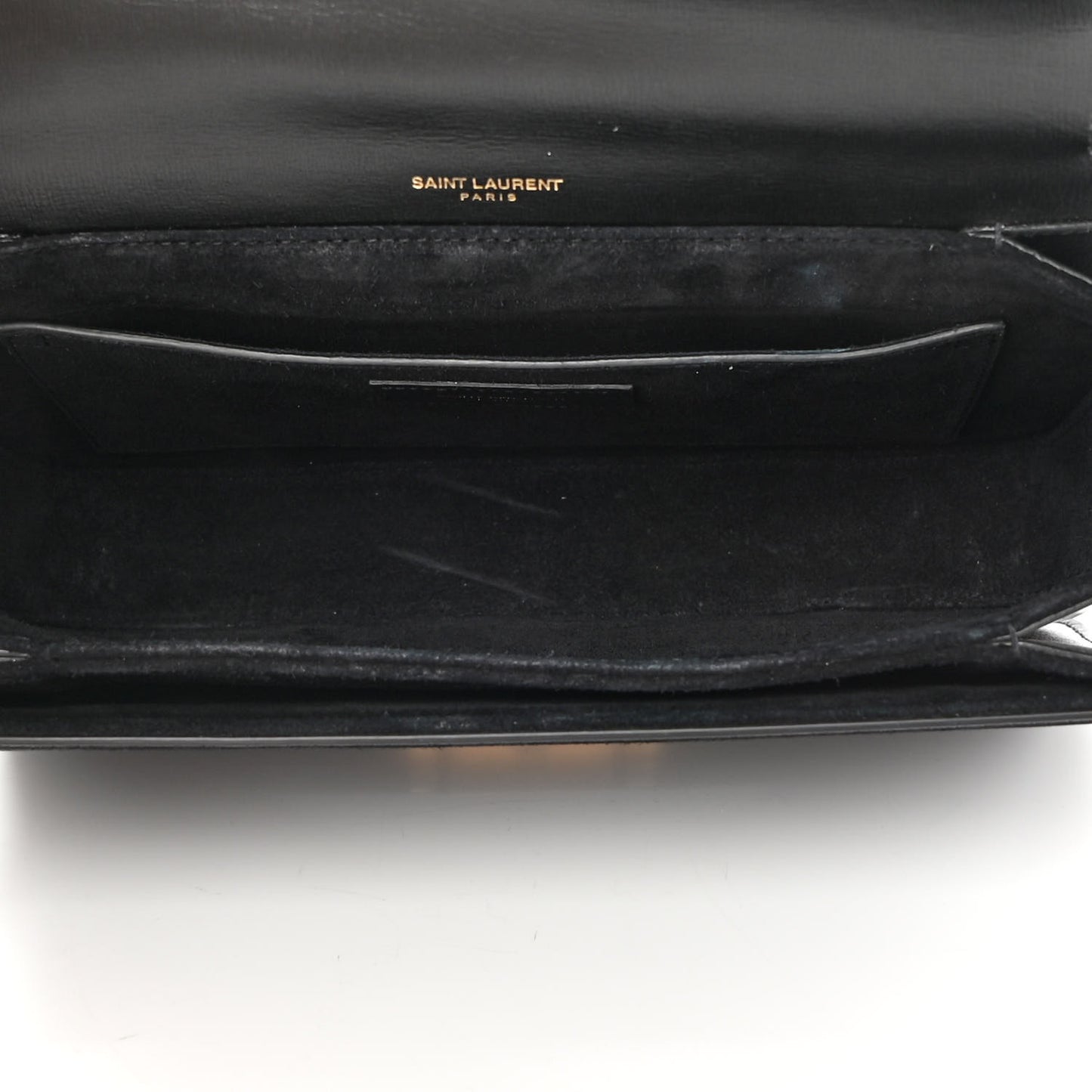 Smooth Calfskin Suede Medium Bellechasse Black
