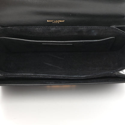 Saint Laurent Smooth Calfskin Suede Medium Bellechasse Black 5 of 14