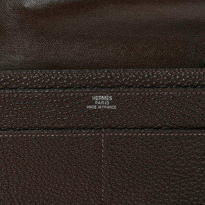 Hermes Togo Dogon Duo Wallet Chocolate 6 of 11