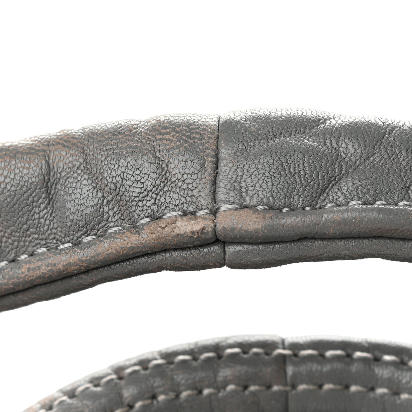 Pebbled Lambskin Rocco Sesame Silver Hardware