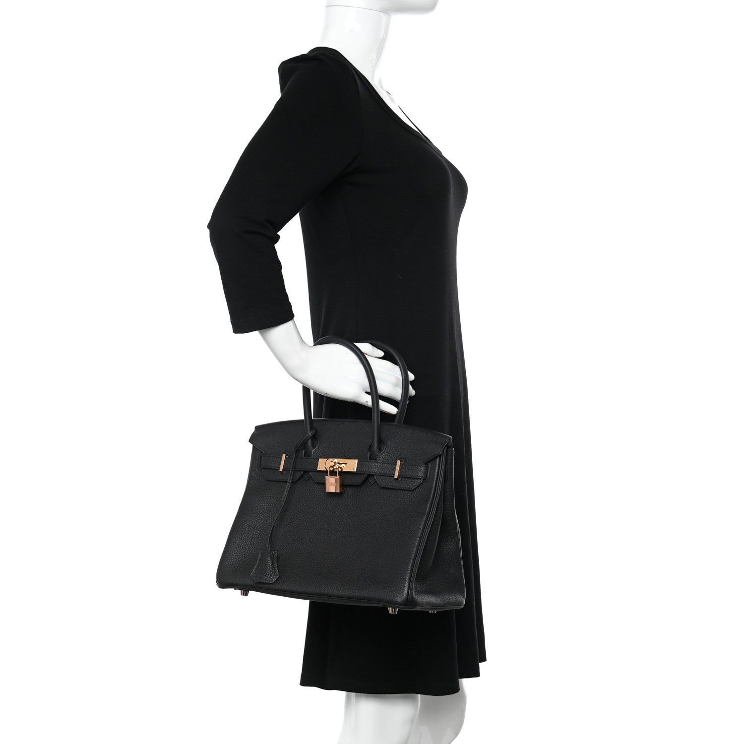 Hermes Togo Birkin 30 Black 2 of 13