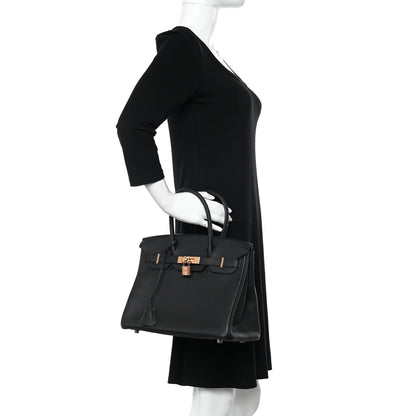 Hermes Togo Birkin 30 Black 2 of 13