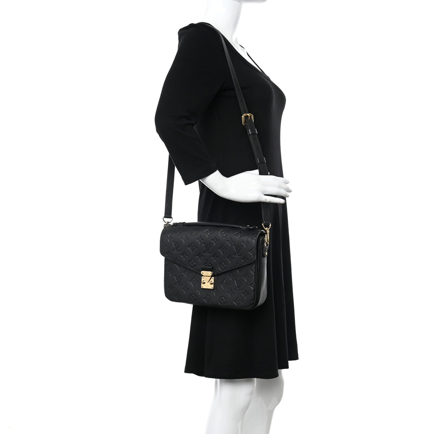 Louis Vuitton Empreinte Pochette Metis Black 3 of 12