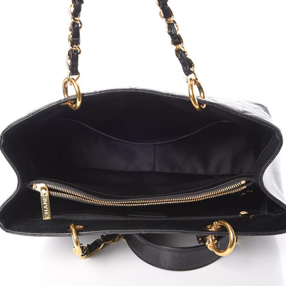 Chanel Caviar Quilted Grand Shopping Tote GST Black 5 of 12