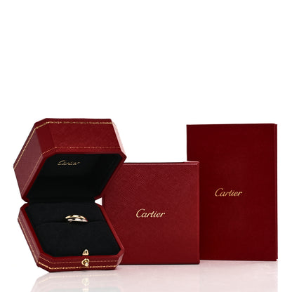Cartier 18K Pink Yellow White Gold Small Trinity Ring 51 5.75 5 of 5