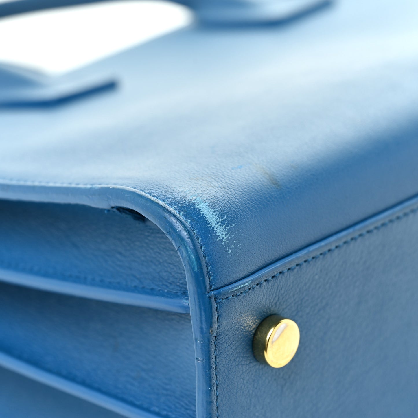 Calfskin Baby Sac De Jour Indigo