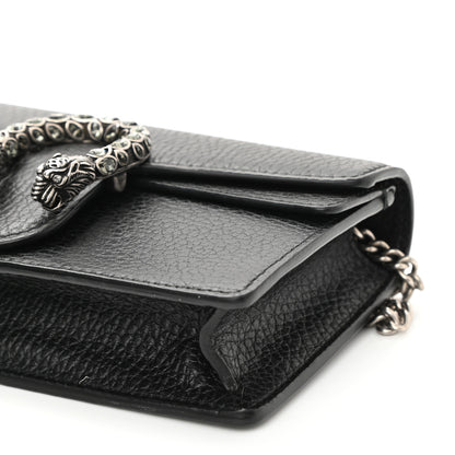 Gucci Calfskin Super Mini Dionysus Shoulder Bag Black 7 of 7