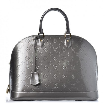 Louis Vuitton Vernis Alma GM Gris Art Deco 1 of 7