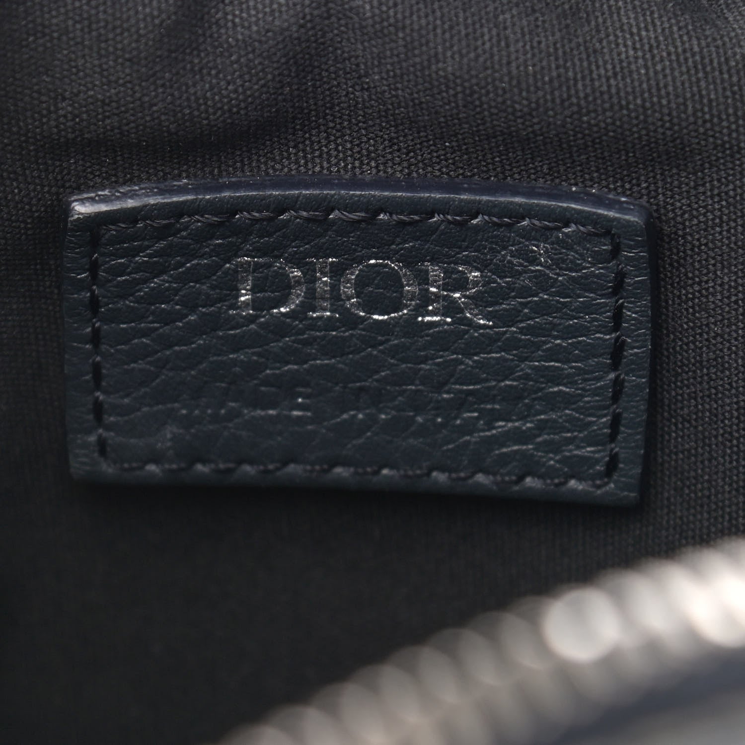 Christian Dior Oblique Mens Saddle Bag Grey 6 of 9