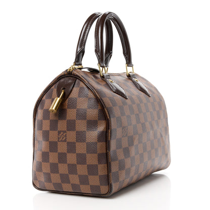 Louis Vuitton LOUIS VUITTON Damier Ebene Speedy 25 3 of 12
