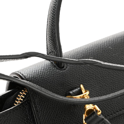 Celine Grained Calfskin Nano Belt Bag Black 13 of 14