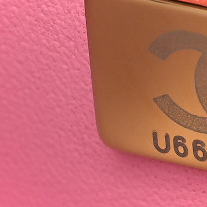 Chanel Tweed Quilted Pearl Twist Mini Square Flap Pink Dark Pink 7 of 10