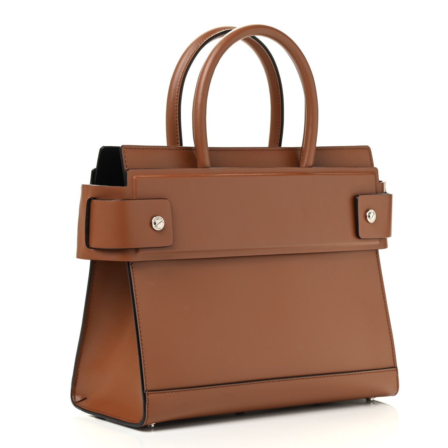 Givenchy Smooth Calfskin Small Horizon Satchel Caramel 3 of 8