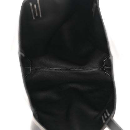 Hermes Sikkim Taurillon Clemence Double Sens 36 Reversible Tote Black Graphite 8 of 17