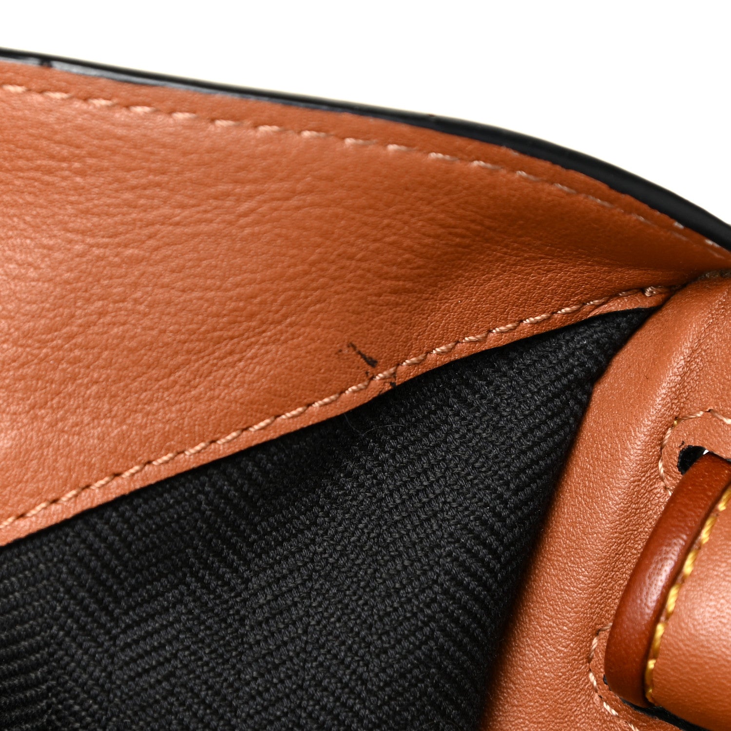 Loewe Calfskin Laced Hammock Shoulder Bag Tan 17 of 18