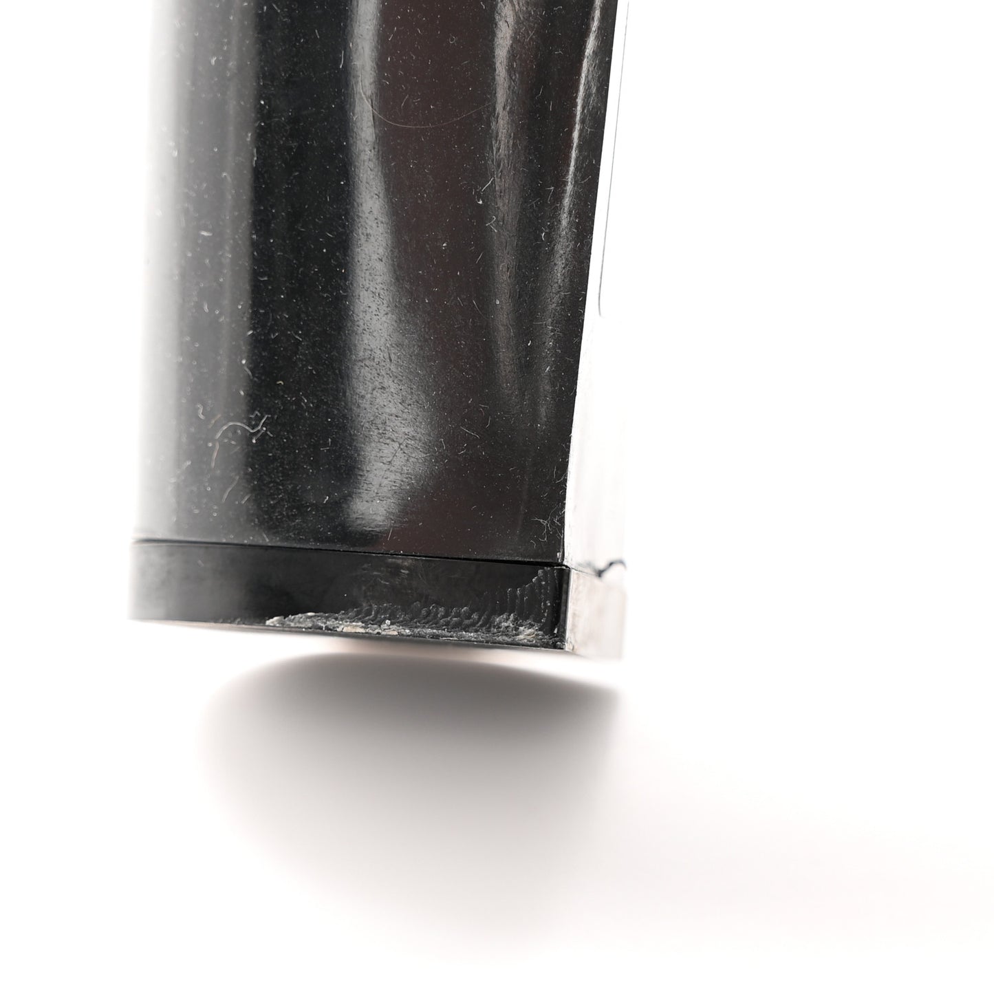 Rubber Shine Ankle Boots 36 Black
