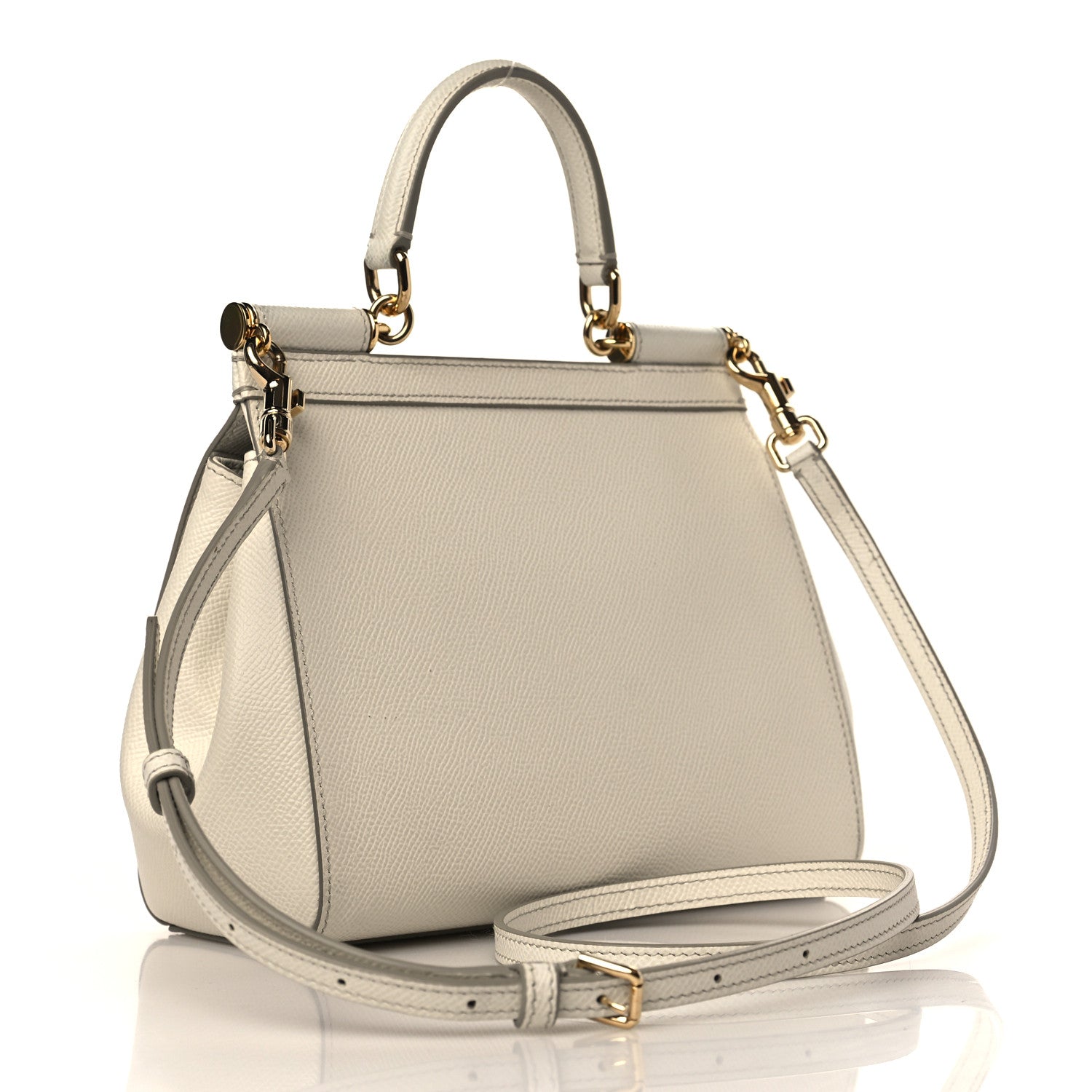 Dolce & Gabbana Dauphine Miss Sicily Satchel White 3 of 8