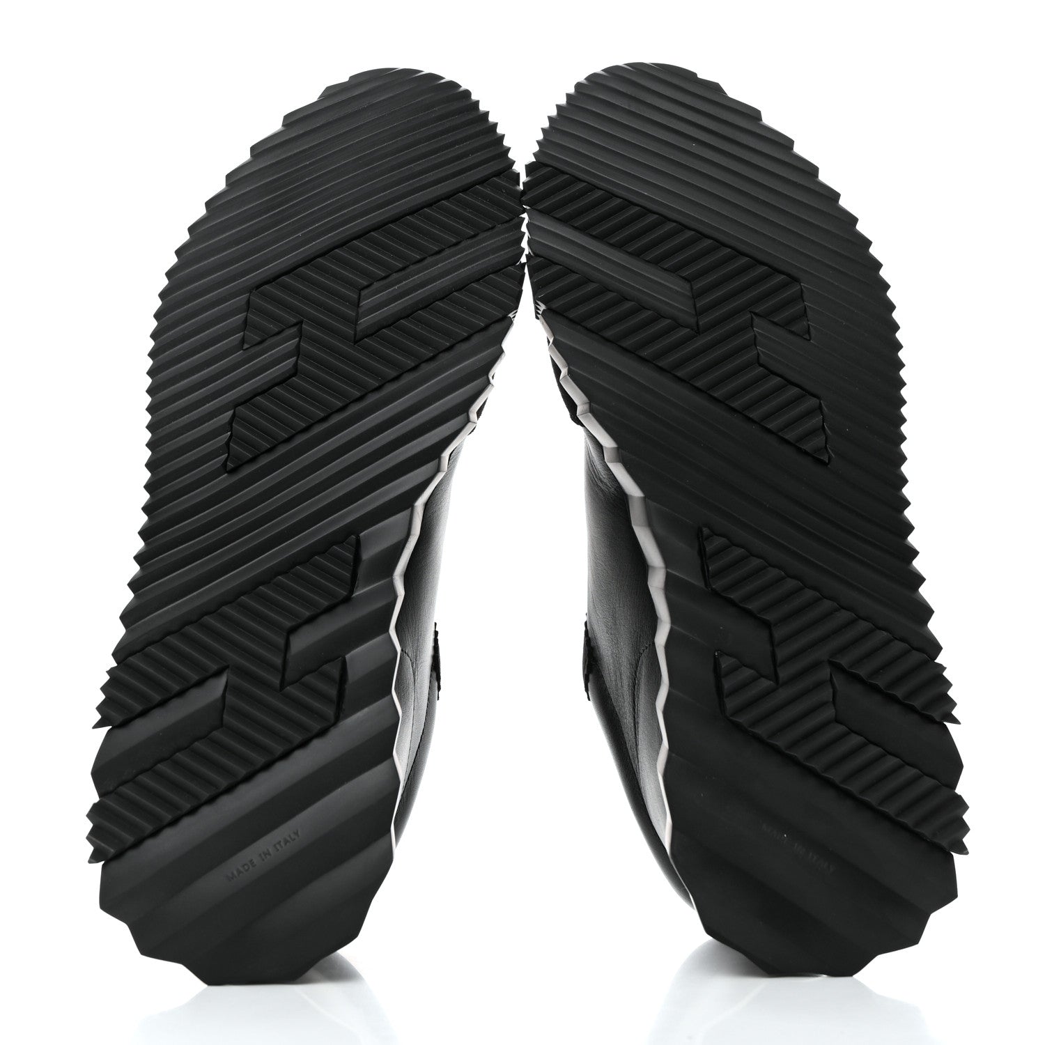 Hermes Calfskin Suede Goatskin Bouncing Sneakers 45 Black 5 of 8