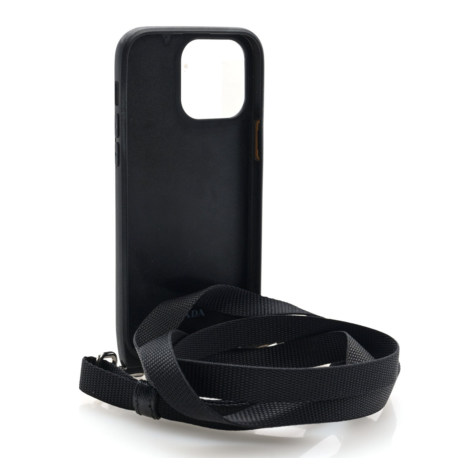 Prada Saffiano iPhone 16 Pro Max Case With Strap Black 3 of 7