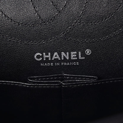 Chanel Aged Calfskin Chevron Quilted 2.55 Reissue 226 So Black 6 of 10
