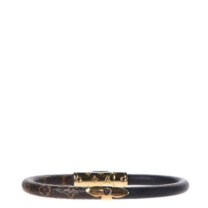 Louis Vuitton Monogram Daily Confidential Bracelet 17 Black 1 of 4