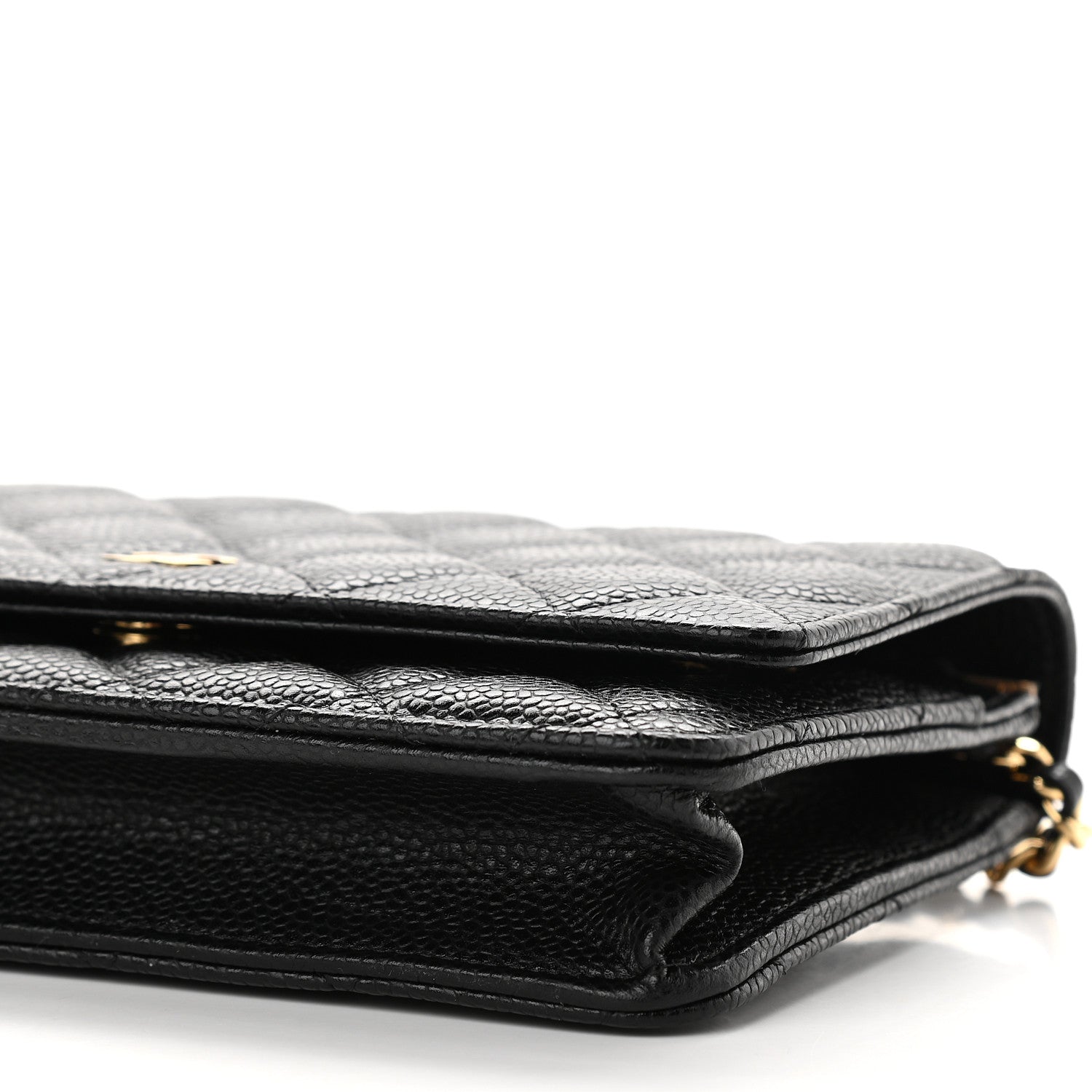 Chanel Caviar Quilted Wallet On Chain WOC Black 10 of 10