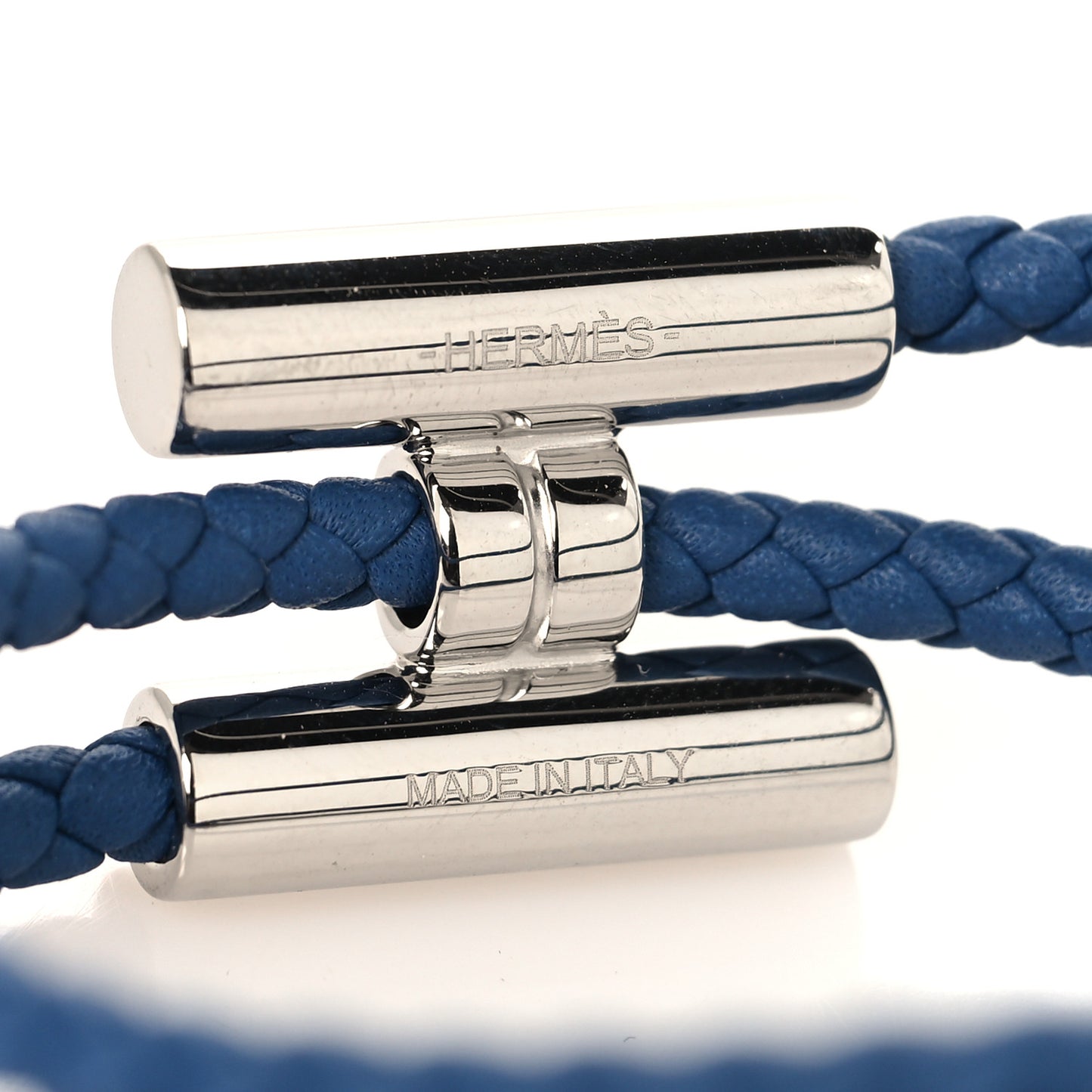 Swift Double Wrap Cord Tournis Tresse Bracelet Navy