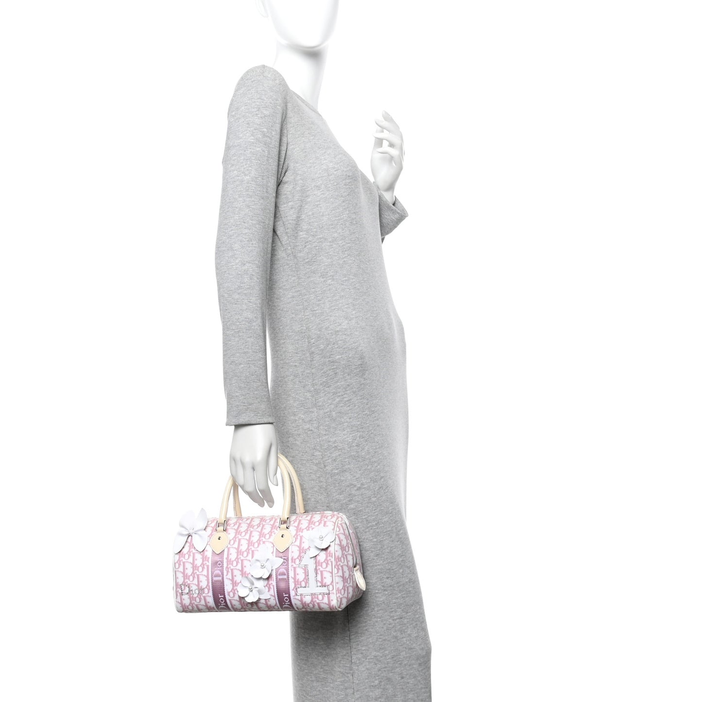 Monogram Girly Boston Pink