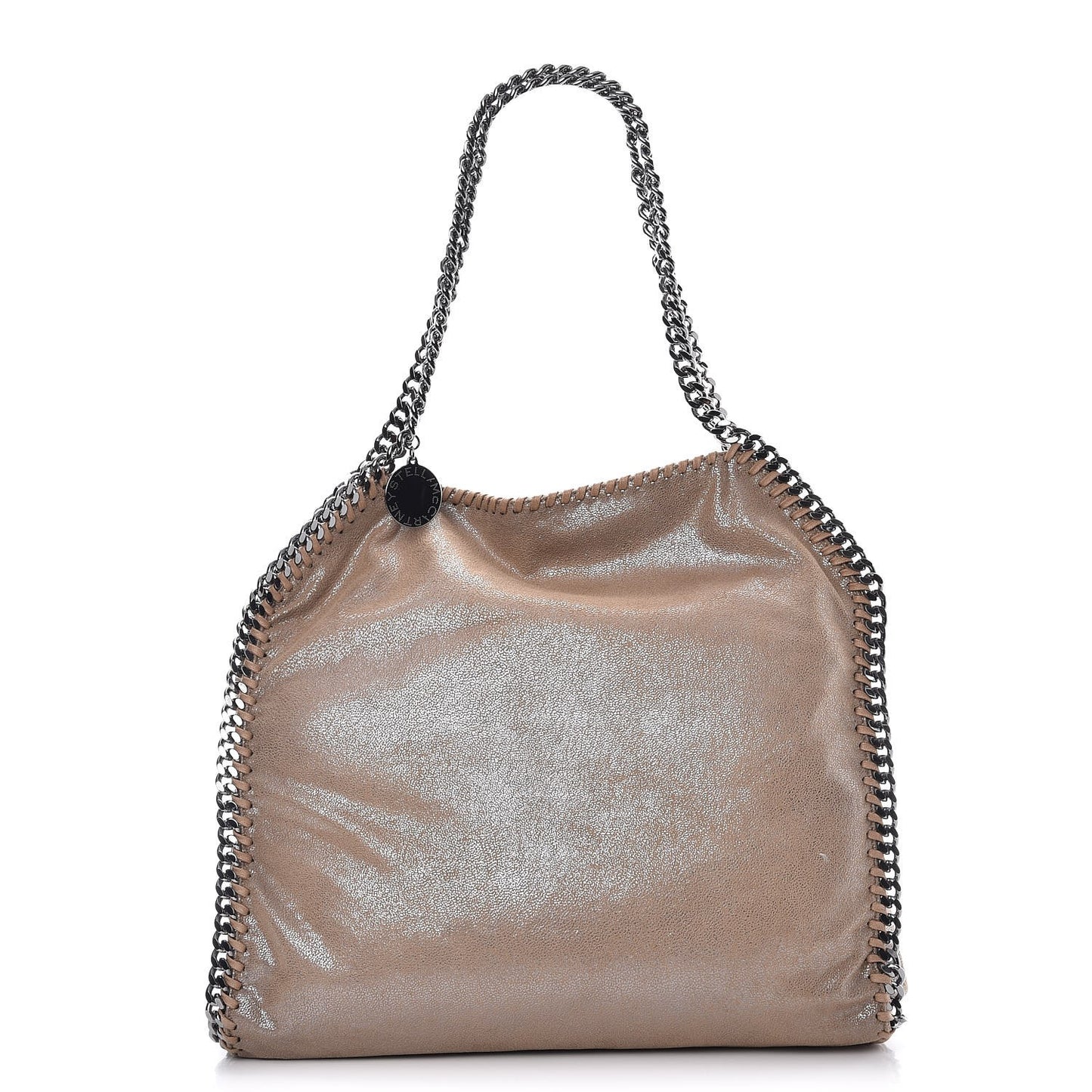 Shaggy Deer Small Falabella Tote Taupe